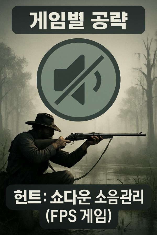 헌트쇼다운 소음 관리 이미지